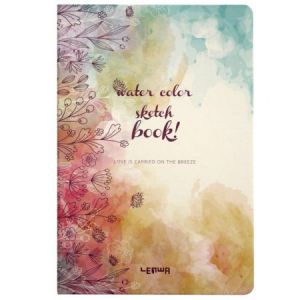 Szkicownik Lenwa A5/28/220g Akwarela Multikolor